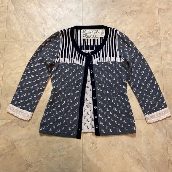 fielel flowers Sweaters - The Music Lovers Cardigan 🎵